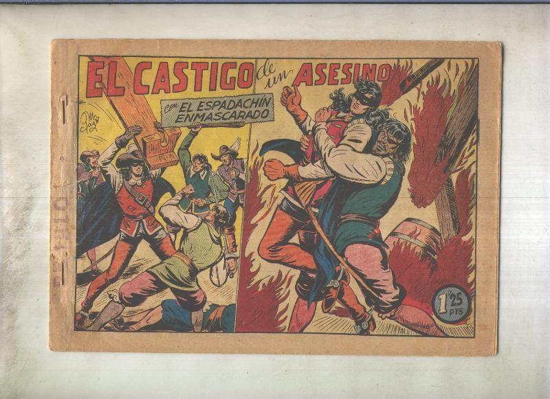 El Espadachin Enmascarado numero 050: El castigo de un asesino