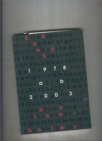 25 anys 1978  ab 2003