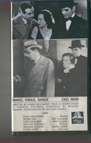 Video VHS: Dance, fools, dance