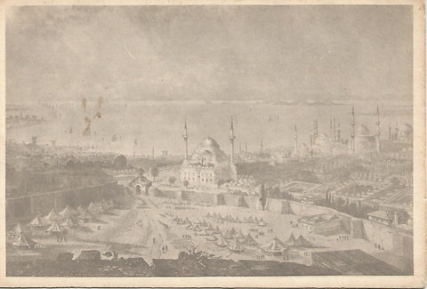 Postal 51843: Paisaje oriental.  Mezquita