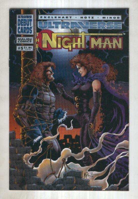 THE NIGHT MAN Vol.1 No.05: Alone (Malibu Comics 1994)
