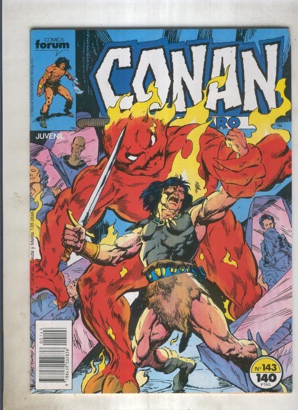 Conan el Barbaro primera edicion numero 143 (numerado 1 en trasera)