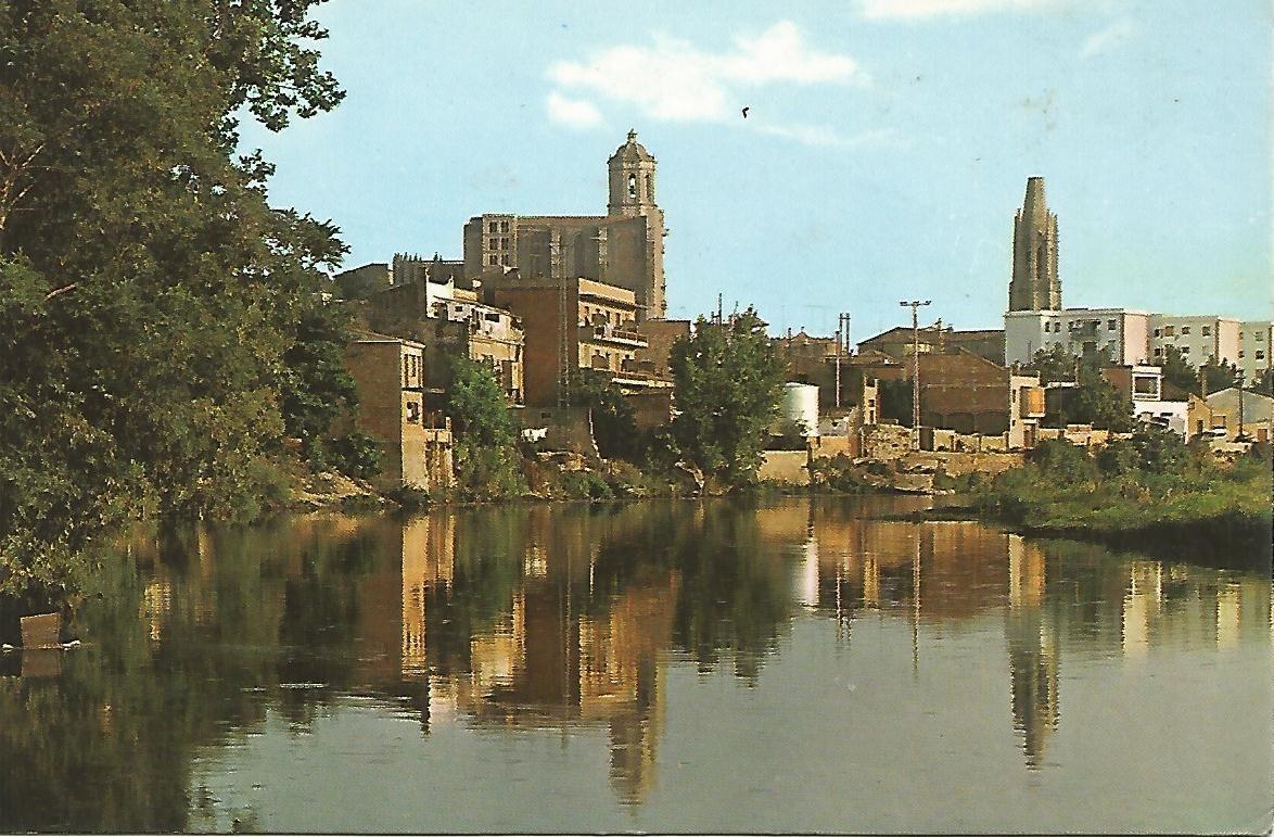 Postal 50041: GERONA - Rio Ter y catedral