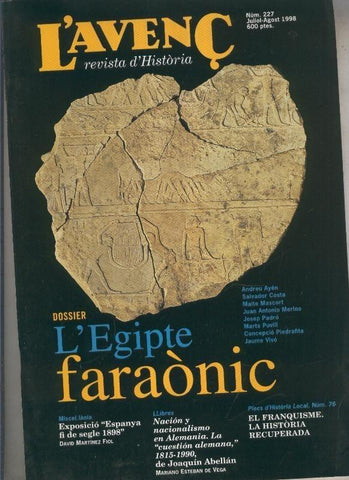 L'Avenç numero 227: L'Egipte Faraonic