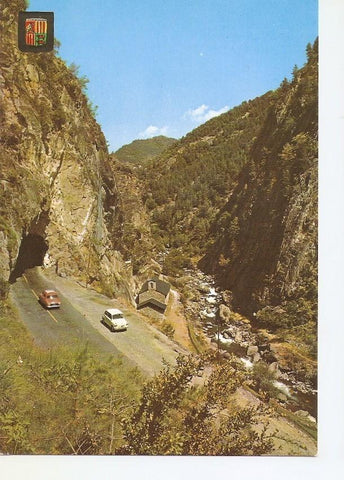 Postal 039508 : Valls dAndorra. Tunels de la Carretera de la Massana