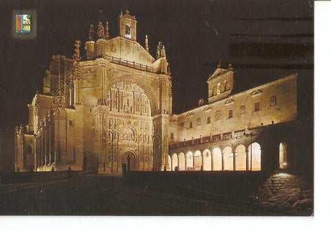 Postal 048387 : Salamanca. Convento de San Esteban. Vista nocturna