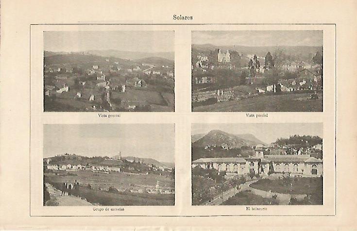 LAMINA ESPASA 7295: Vistas de Solares Cantabria