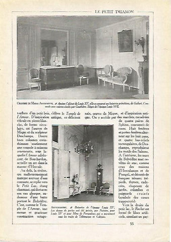 LAMINA 3725: VERSALLES. DORMITORIO DE MARIA ANTONIETA