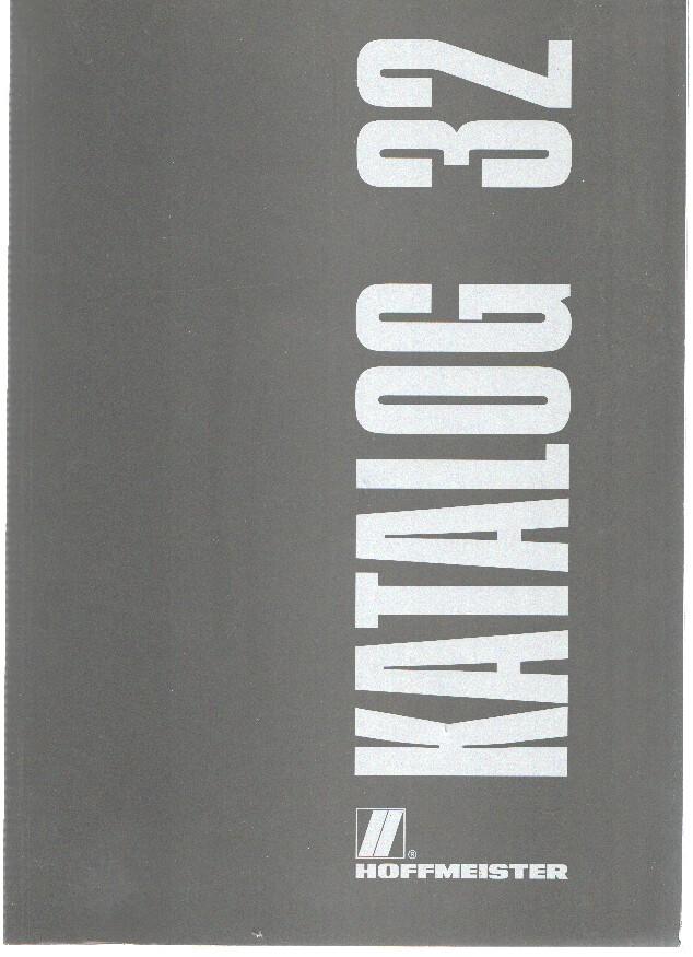 Catalogo: HOFFMEISTER, KATALOG 32: Catalogo Iluminacion