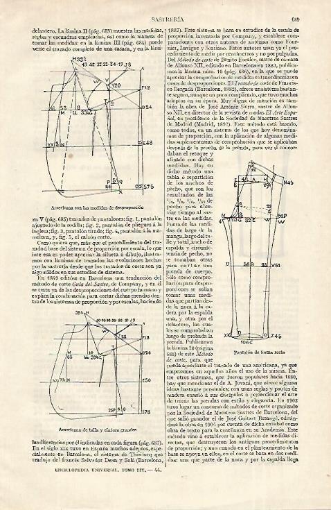 LAMINA ESPASA 12400: Patrones de americana y pantalon de forma recta
