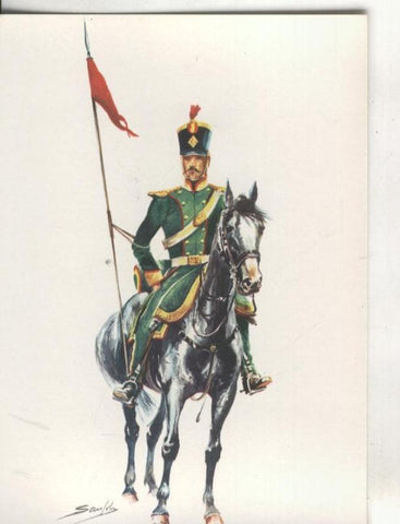 Postal antigua Ejercito Español serie 1 numero 02