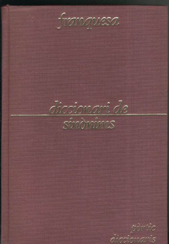 Diccionari de sinonims