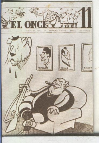 Cromos: Catalunya porta del mundial 82 numero 084: Dibuixo de Castanys para la revista Once