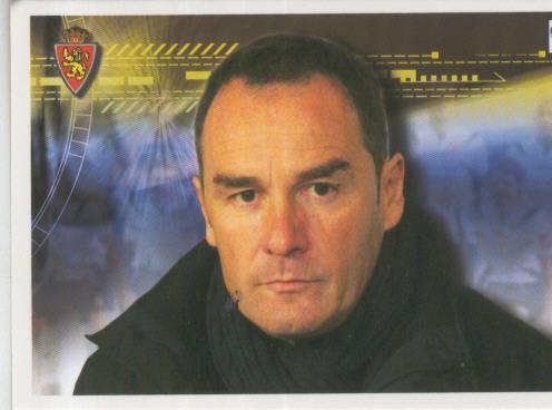 Cromo Liga 2007-2008: R.Zaragoza. numero 092: Victor Fernandez (entrenador)