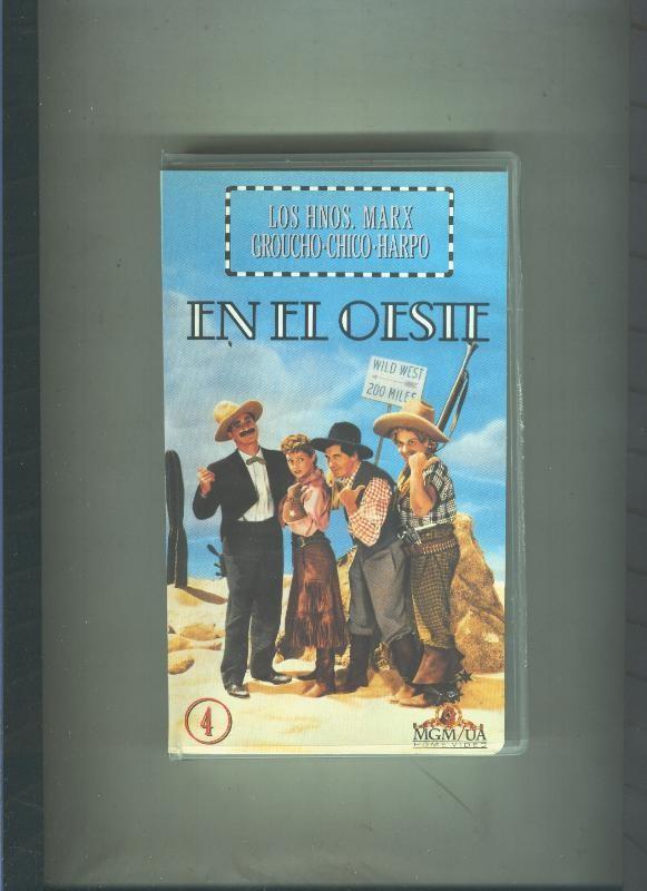 Video VHS: Los hnos Marx en el oeste