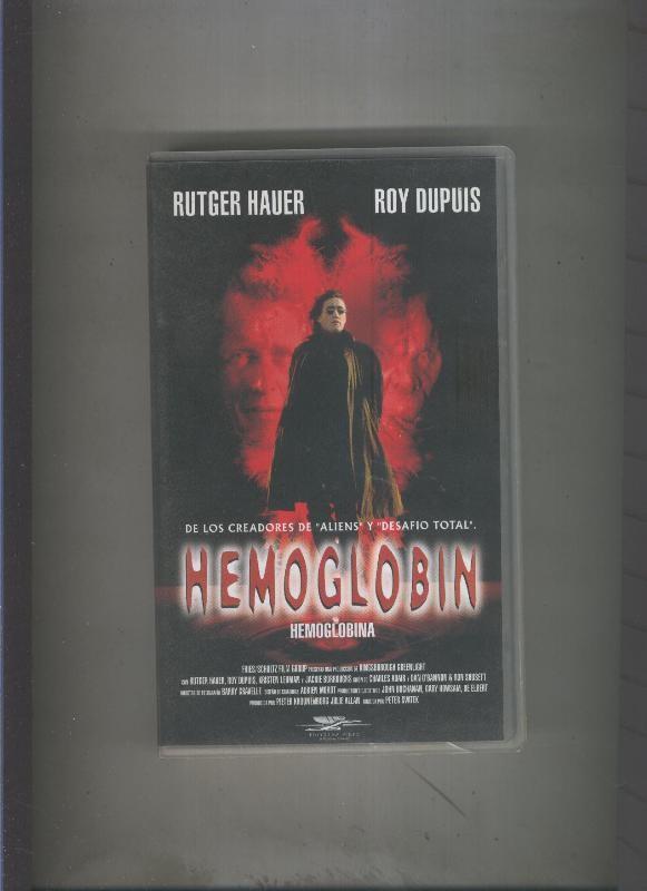 Video VHS: Hemoglobin con Rutger Hauer y Roy dupuis