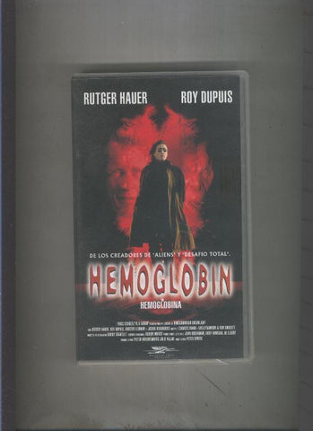 Video VHS: Hemoglobin con Rutger Hauer y Roy dupuis