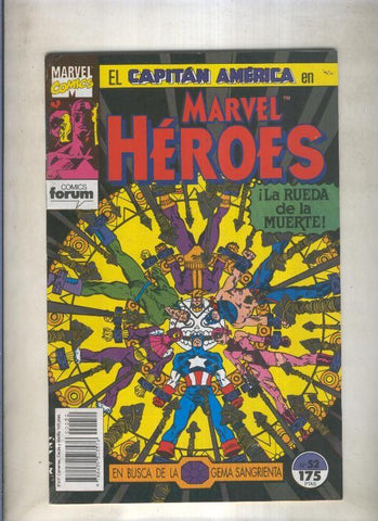 Marvel Heroes numero 52: El Capitan America (numerado 1 en trasera)