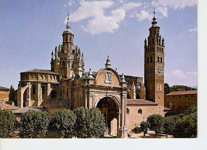 Postal 028167 : Tarazona, Fachada Catedral - siglo XIII (Mudejar)