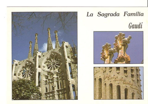 Postal 029180 : La Sagrada Familia, Gaudi