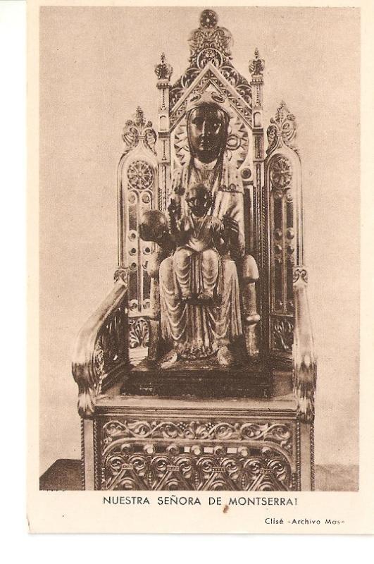 Postal 029082 : Nuestra Señora de Montserrat,  Clise, Archivo Mas