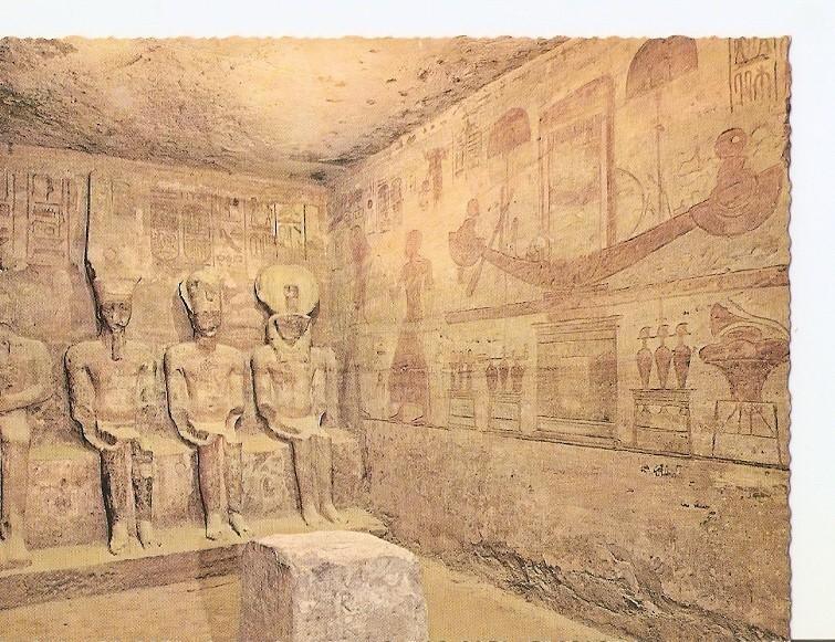 Postal 026779 : Abu Simbel: Sanctuary of the Great Temple
