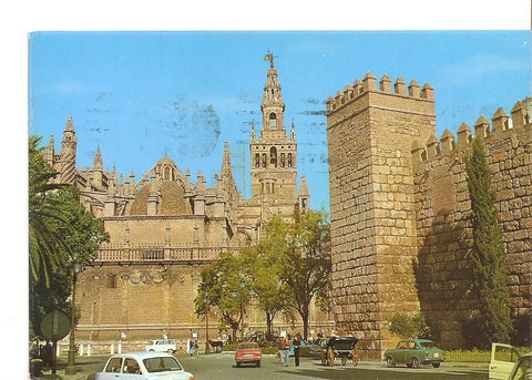 Postal 031708 : Sevilla. Reales Alcazares. Catedral