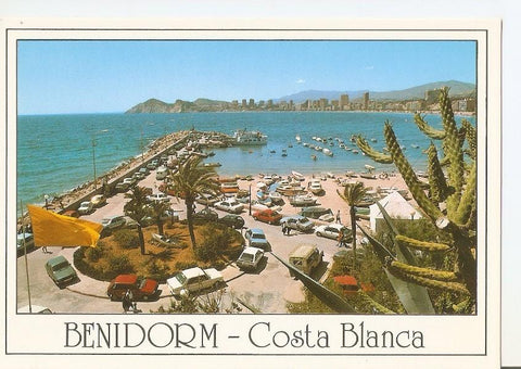 Postal 033258 : Benidorm (España). Puerto y Playa de Poniente