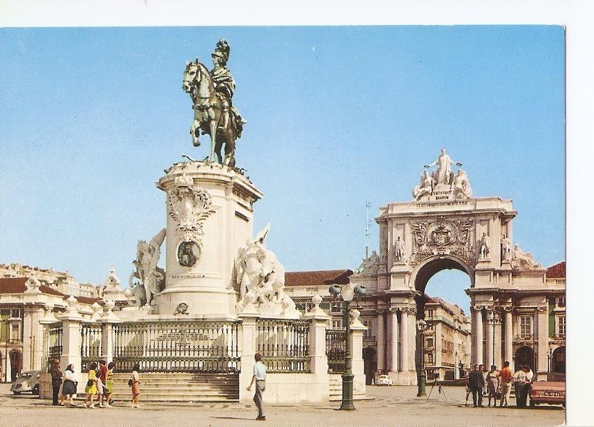 Postal 034595 : Lisboa - Portugal. Plaza del comercio