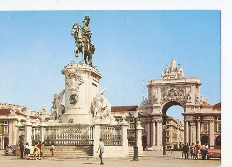 Postal 034595 : Lisboa - Portugal. Plaza del comercio