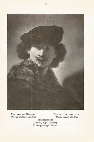 Lamina 347: REMBRANDT. Autorretato