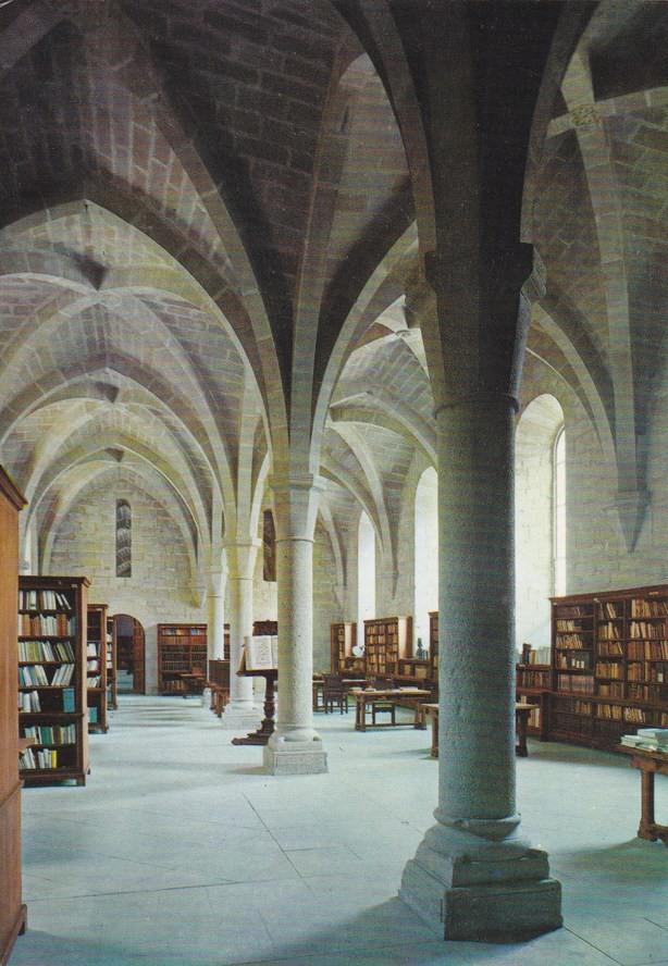 Postal 60314. Biblioteca Real monasterio de Poblet