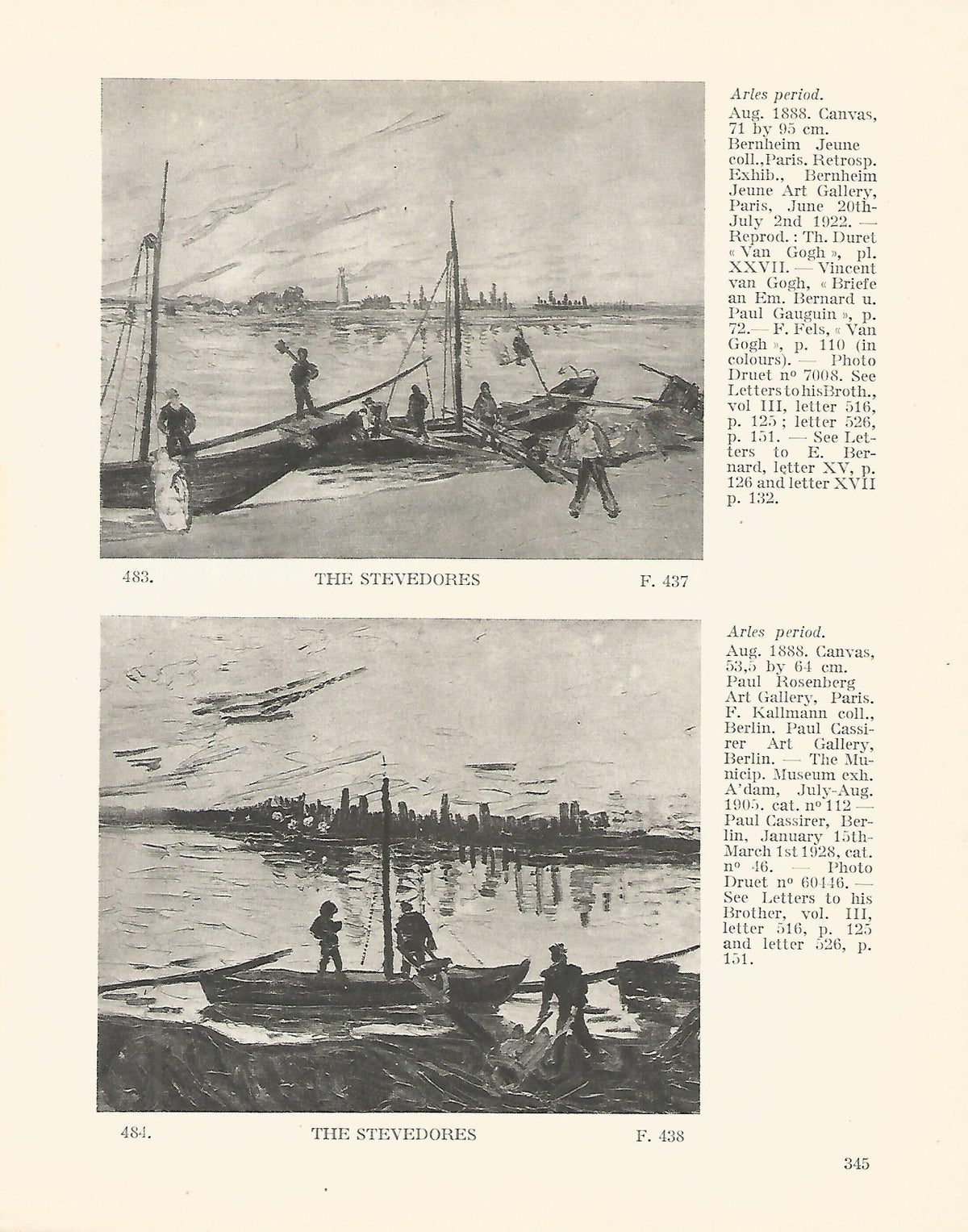 LAMINA 1367: VAN GOGH. The Stevedores. 