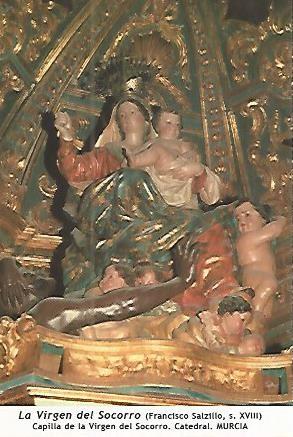 POSTAL 54062: Virgen del Socorro. Murcia