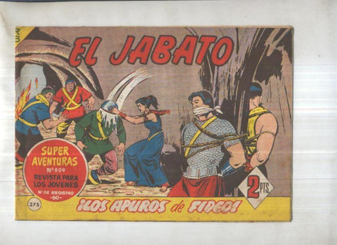 Bruguera: El Jabato numero 275: Los apuros de Fideo