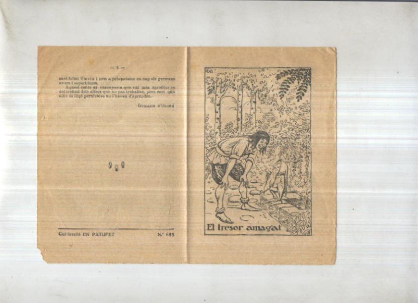 Col-leccio EN PATUFET numero 685: El tresor amagat (cubierta de Opisso aunque no se ve la firma)