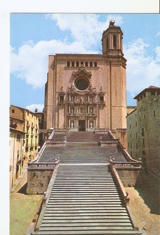 Postal 044963 : Gerona. La Catedral
