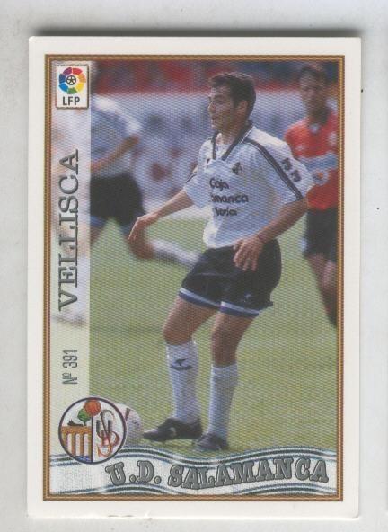 Cromo Liga 97/98: U.D.Salamanca numero 391: Vellisca