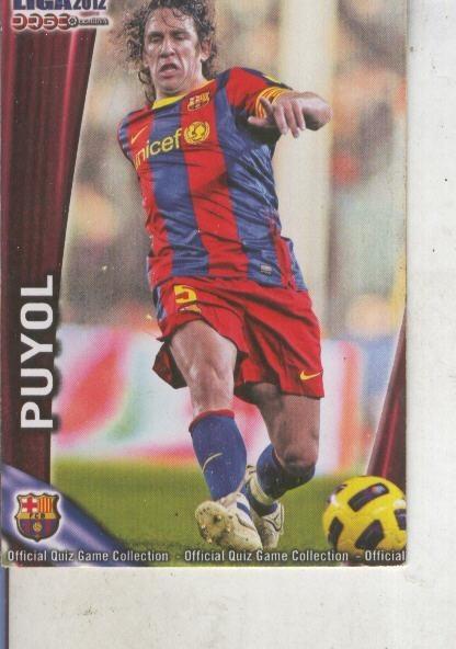 Cromo Liga 2012: Puyol del Barça