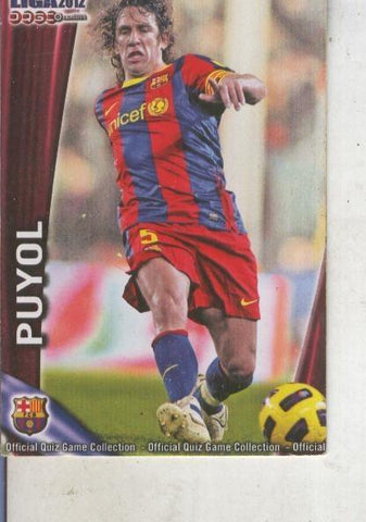 Cromo Liga 2012: Puyol del Barça