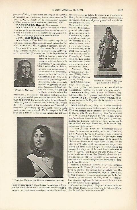LAMINA ESPASA 4047: Francisco Marceau