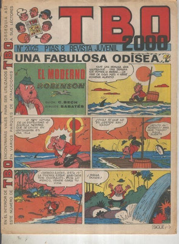 TBO 2000 numero 2025: el moderno robinson (sabates)