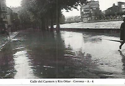 POSTAL 55100: Gerona. 12 octubre 1962