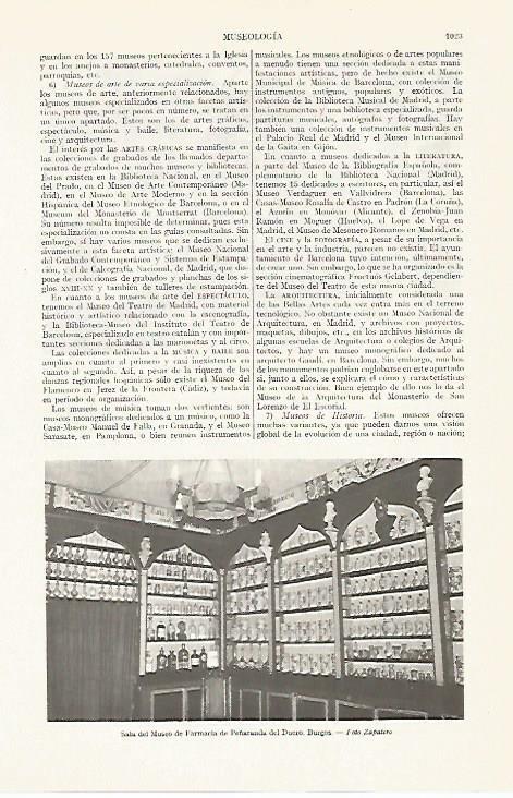 LAMINA ESPASA 13478: Museo de la Farmacia en Peñaranda del Duero Burgos
