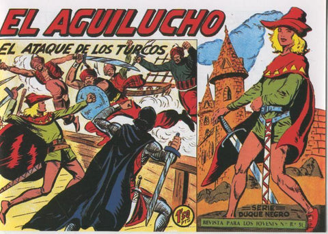 El Aguilucho, facsimil numero 57: El ataque de los turcos