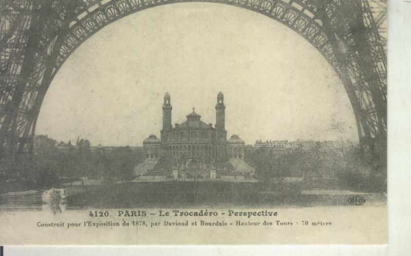 Postal 01113: Le Trocadero de Paris