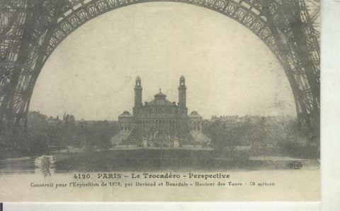 Postal 01113: Le Trocadero de Paris