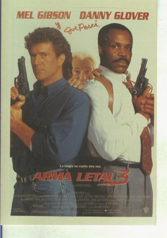 Foto cine 061: Arma letal 3 (Mel Gibson - Danny Glover)