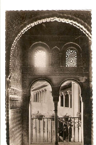 Postal 021049 : Ajimez del Salon de Embajadores - Granada