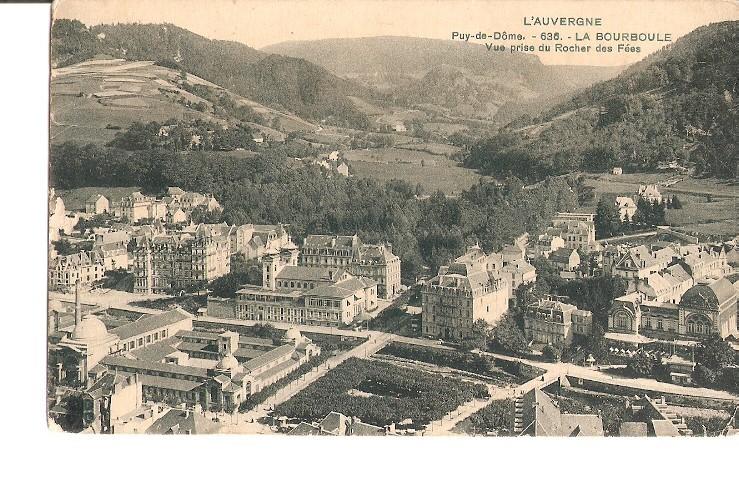 Postal 022202 : LAuvergne, Puy-de-Dôme. La Bourboule